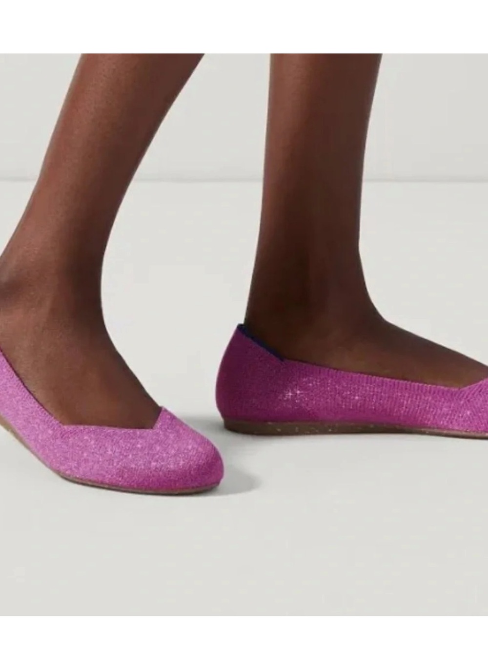 💖SPOTLIGHT💖NWOT Limited Edition Bloom Metallic Rothy's Flats - Picture 2 of 6